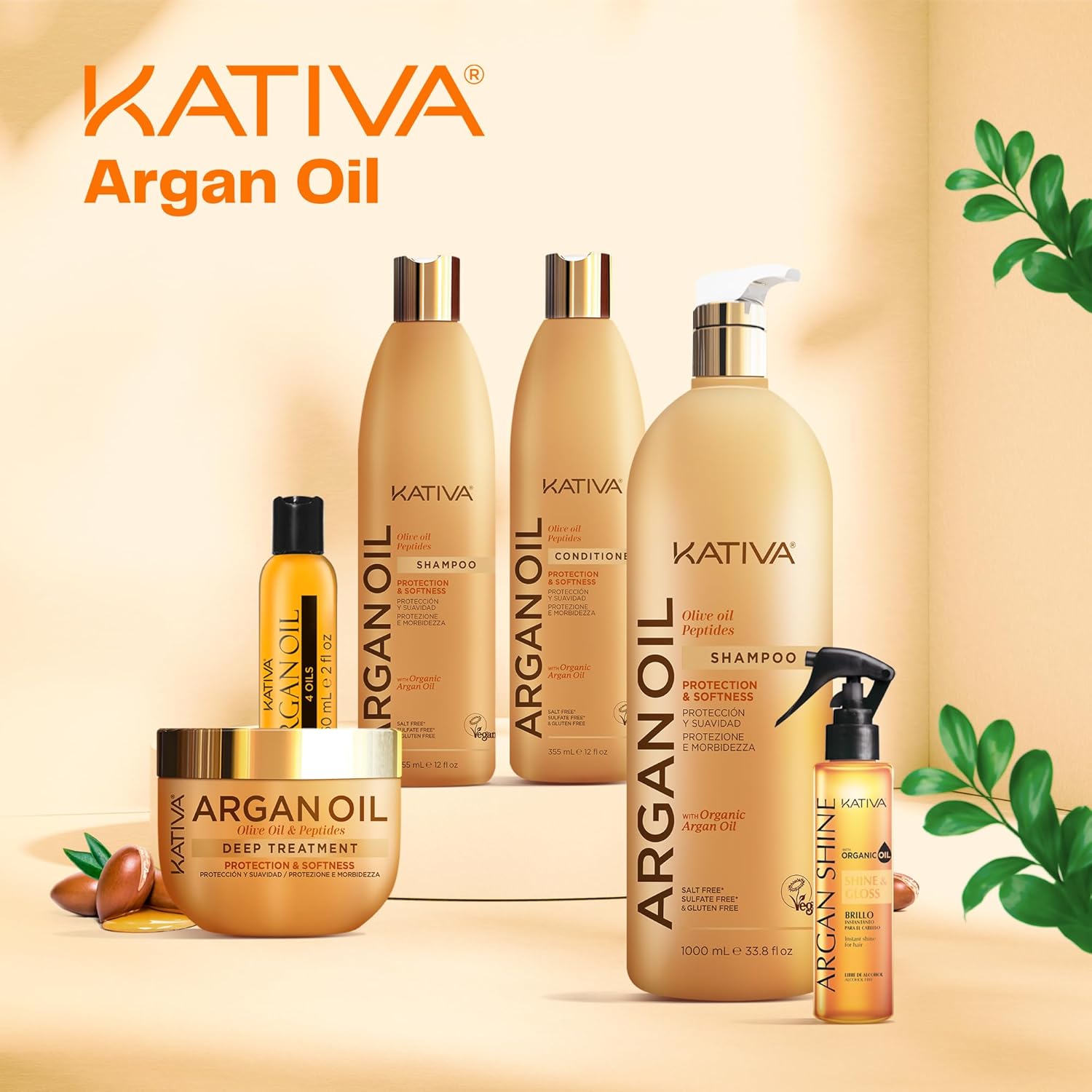 KATIVA Argan Oil Shampoo - 500 ml (P9001285)