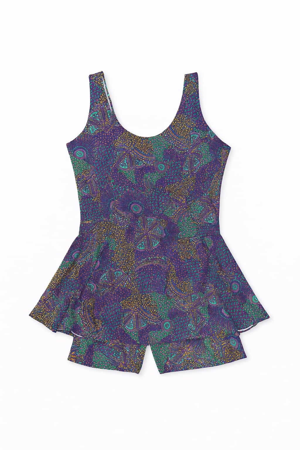 Hibiscus Heat Resort CO-ORD Swimsuits (in, Alpha, 4XL, Purple)-image-11