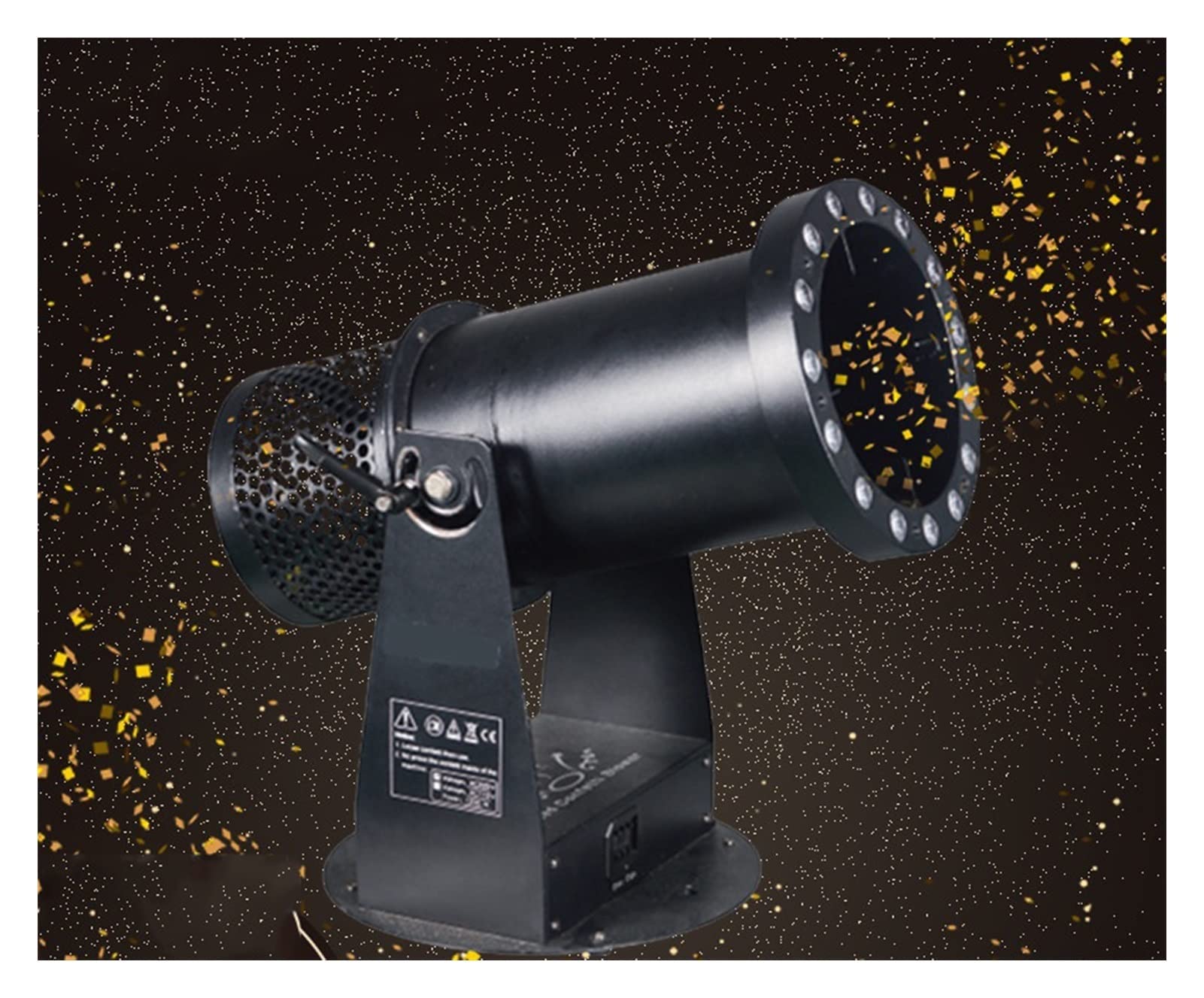 Konfetti-Maschine Confetti-Launcher 1500w Hängende vertikale Dual-Use-Fernbedienung Rainbow-Maschine for Bar-Hochzeit Für Hochzeitsfeier Dekoration