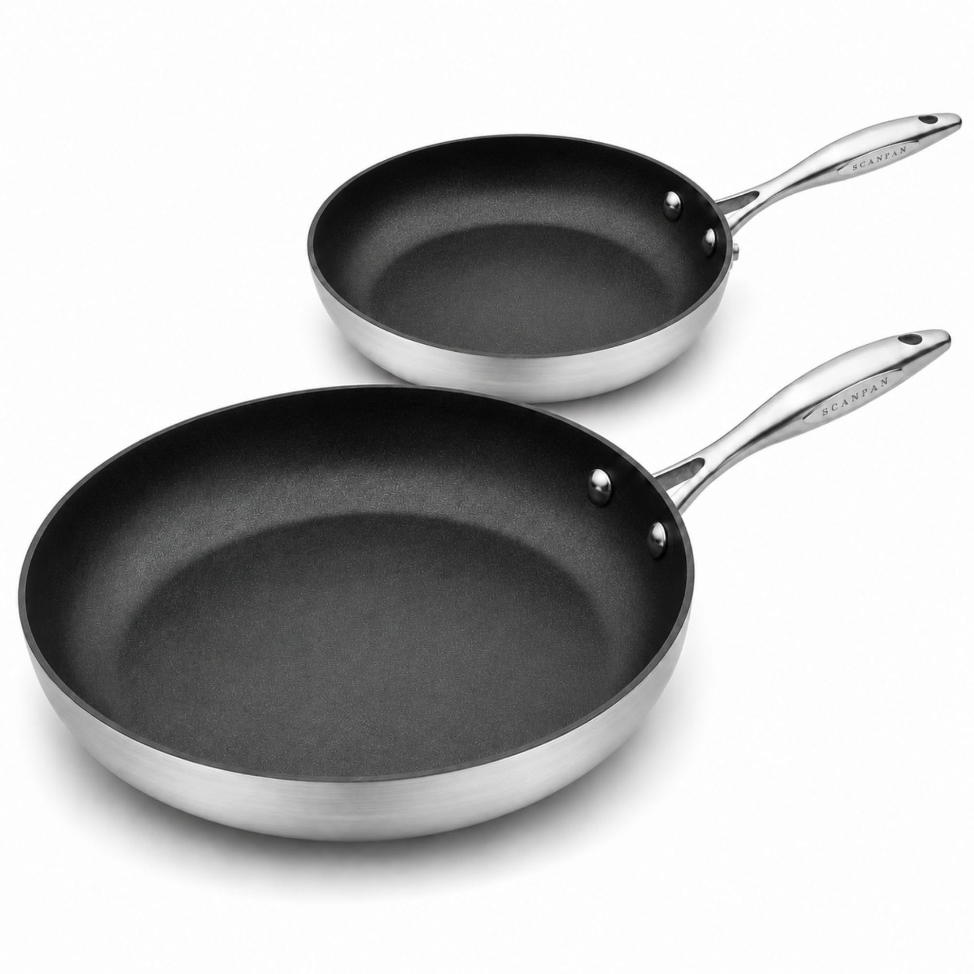 SCANPAN CTX, set de 2 poêles antiadhésives, 20 et 28 cm, induction