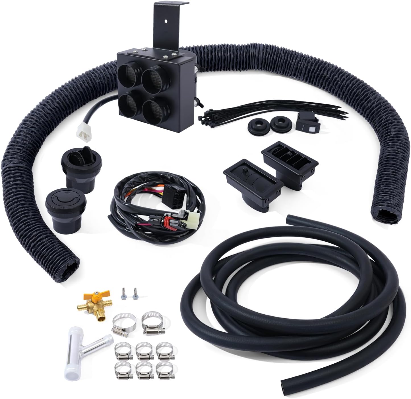 EMB-HTR-2100 Cab Heater Kit with Defrost Compatible with Polaris Ranger 1000 570 1500 2020-2025