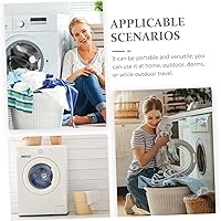 Vista 4 de CAXUSD Cesta de lavandería de malla para niños, tina grande de poliéster