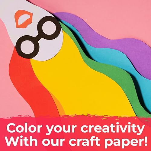 Miniatura 8 de Paclord Rollo de papel kraft blanco de 18 x 1200 pulgadas (100 pies), 45 libras de grosor, papel de manualidades para la escuela, papel de color