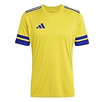 Adidas Homme SQUADRA25 Jersey Short Sleeve, Team Yellow/Team Royal Blue