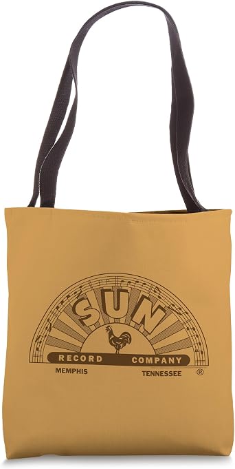 Sun Records Brown Half Logo Tote Bag