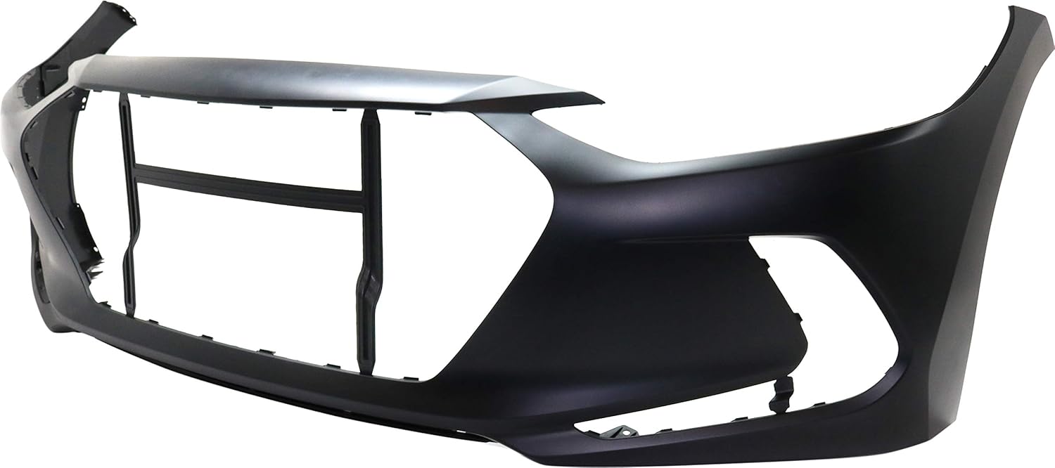 Garage-Pro Front Bumper Cover Compatible with Hyundai Elantra 2017-2018, USA Built Vehicle, Except Sport Model, Primed, CAPA Certified