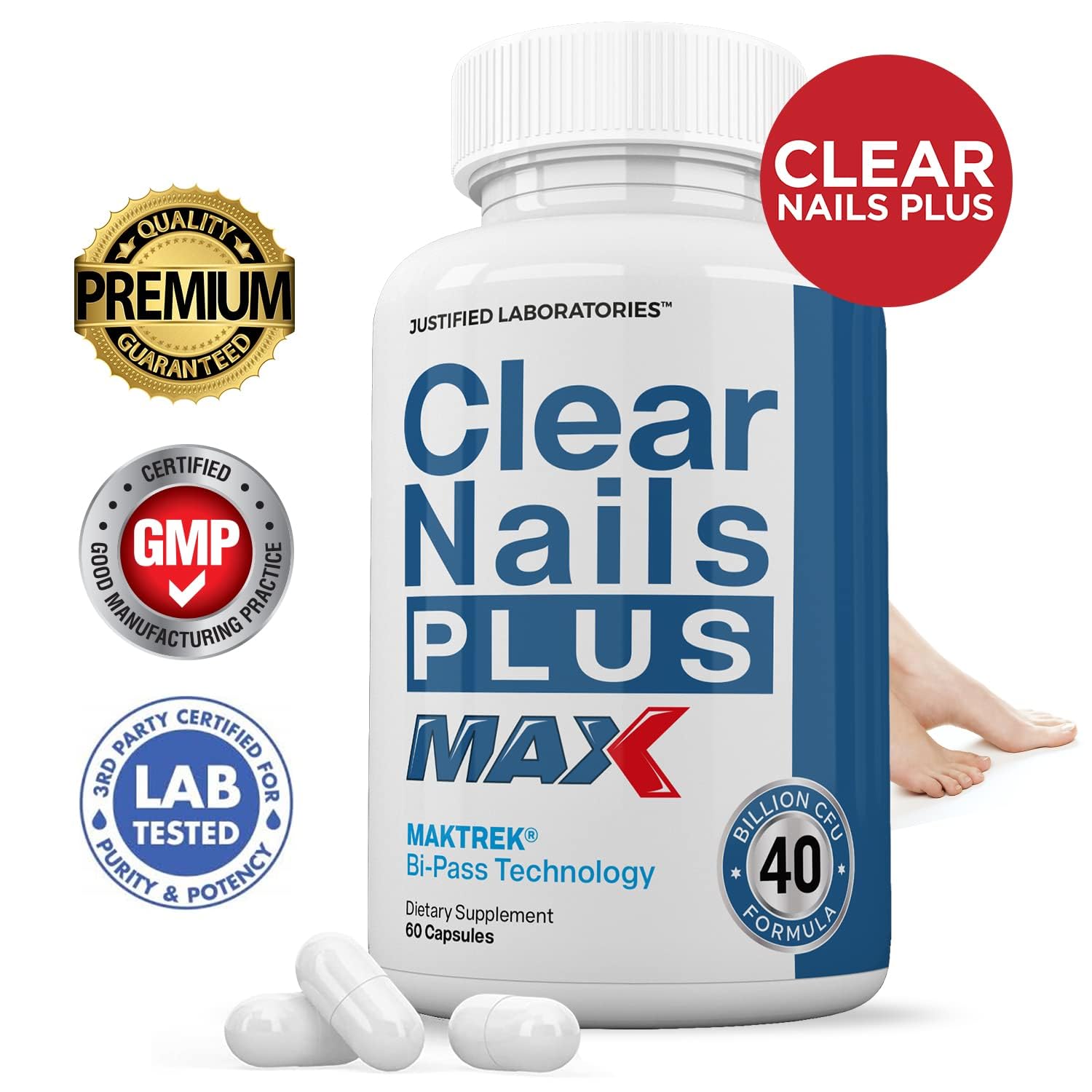 Fungus Clear Probiotic Advanced Pills - 2 Pack (120 Capsules