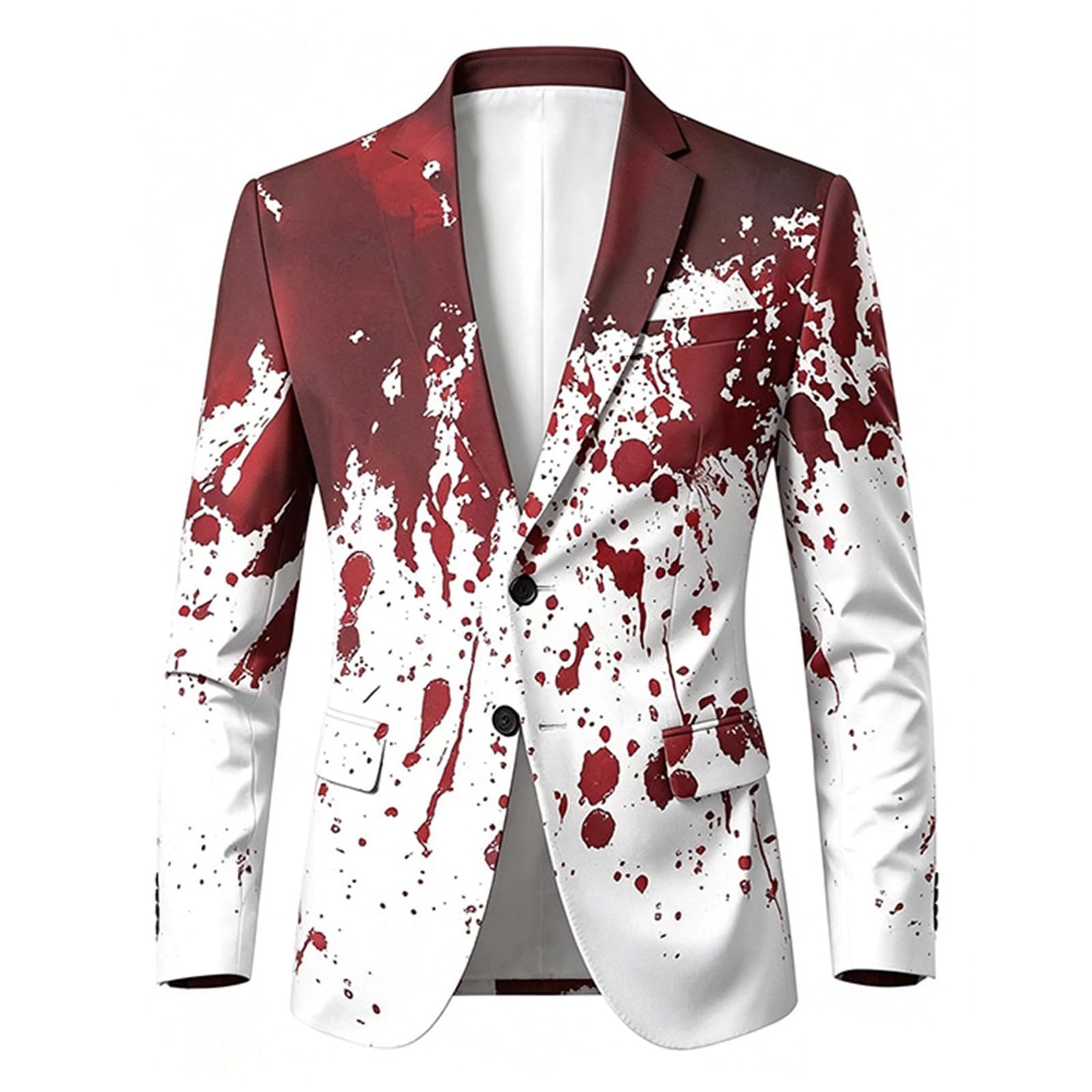 Abrigo informal de hombre con estampado divertido de Halloween