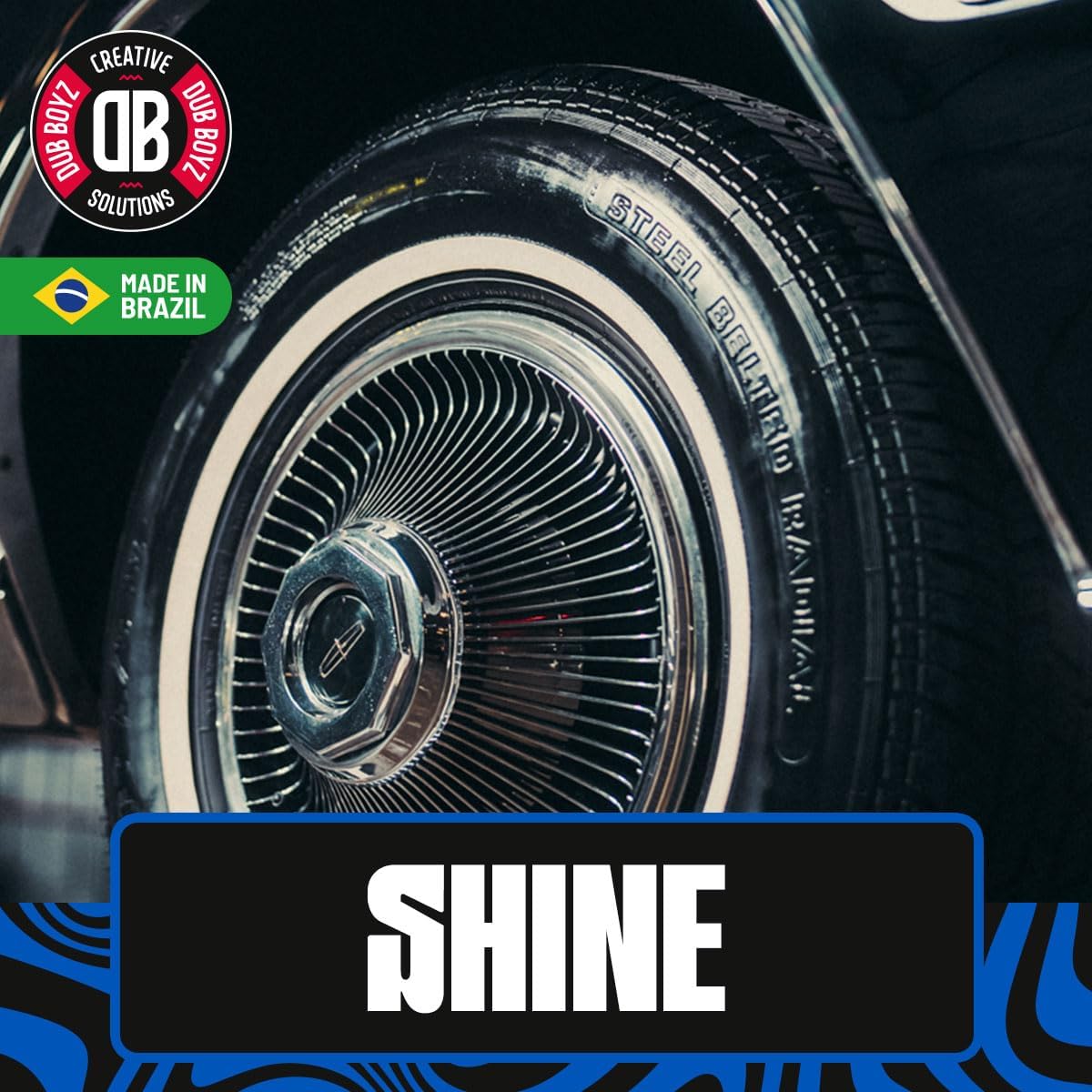 DUB BOYZ Complete Wheel & Tire Care Kit – Includes Iron Skunk Rim Decontaminant, D-RET Heavy-Duty Rubber Cleaner, and Good Shine Tire Dressing – Deep Clean and Shine for Wheels and Tires