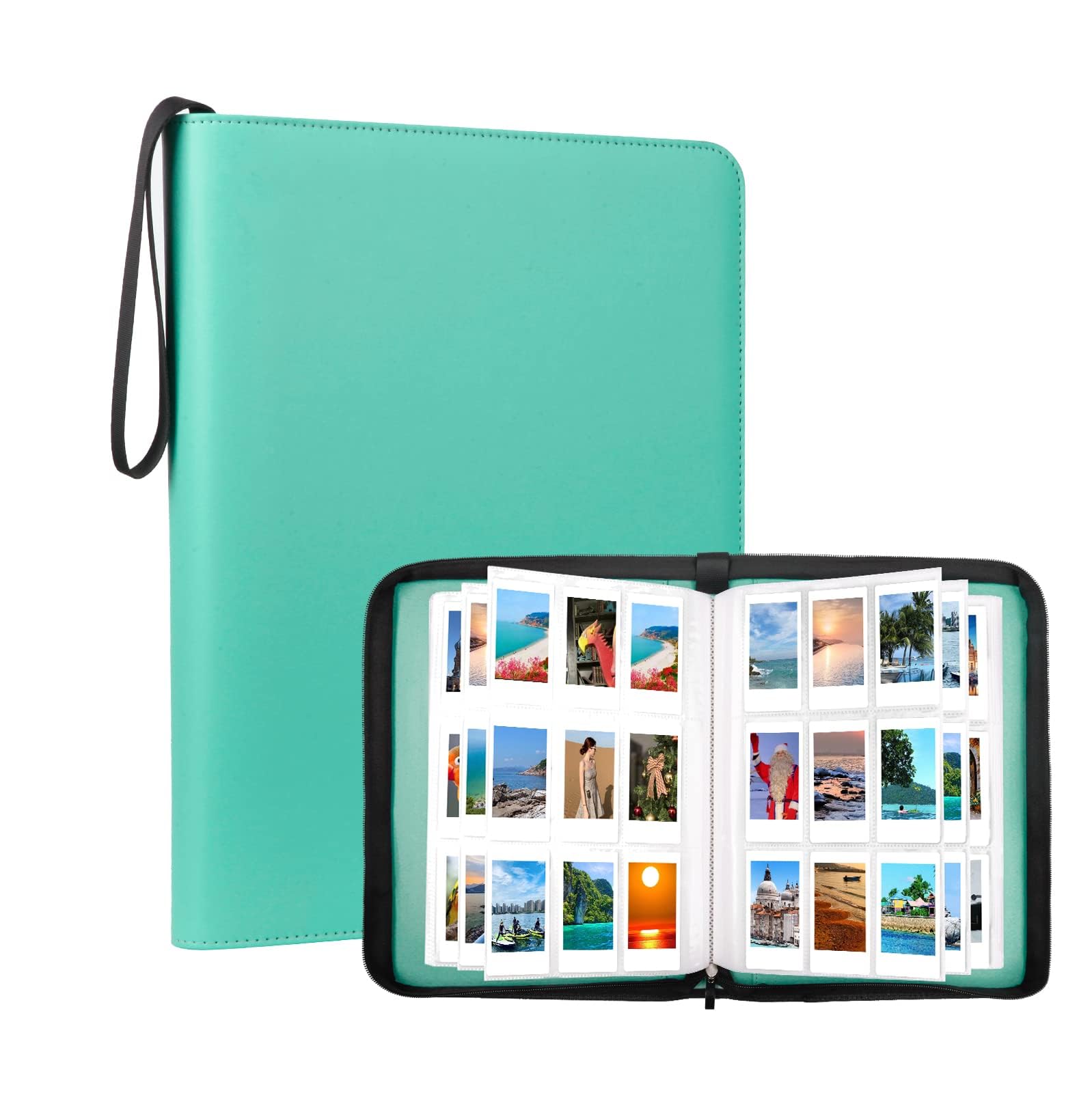 540 Pockets Mini Photo Album for Fujifilm Instax Mini 7s 7C 8 8+ 9 25 26 50s 70 90 Instant Camera & Name Card (Green))-image-15