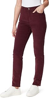 Women's Petite Amanda Corduroy Slim High Rise Pant