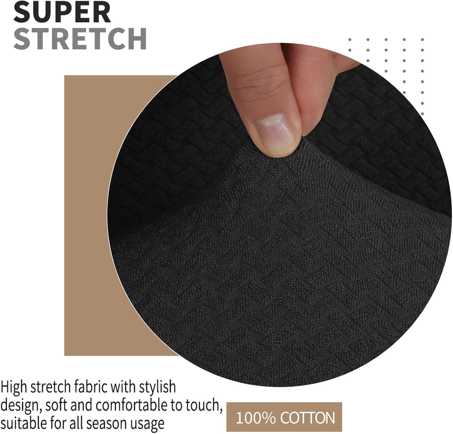 Recliner Sofa Slipcover Stretch - Furniture Protector Covers for 1 2 3 Seater Couch - Armchair Slipcover for Reclining Chairs
