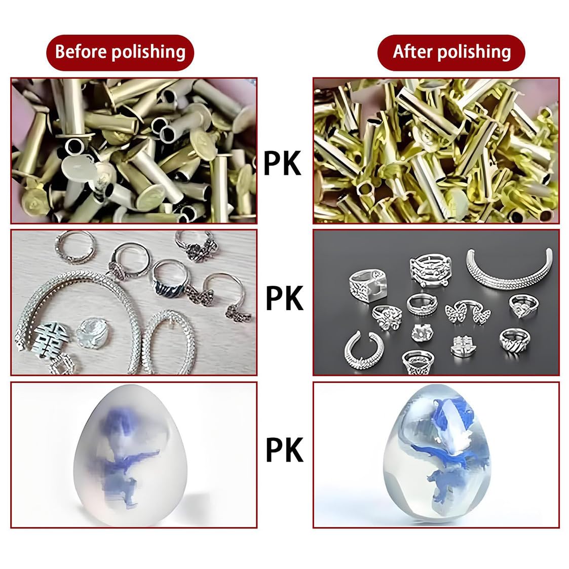Tumbler Poliermaschine, 20,3 cm, Vibrations-Poliermaschine, 90 W, elektrisch, für Schmuck, Metall, Schleif- und Finishing-Werkzeug