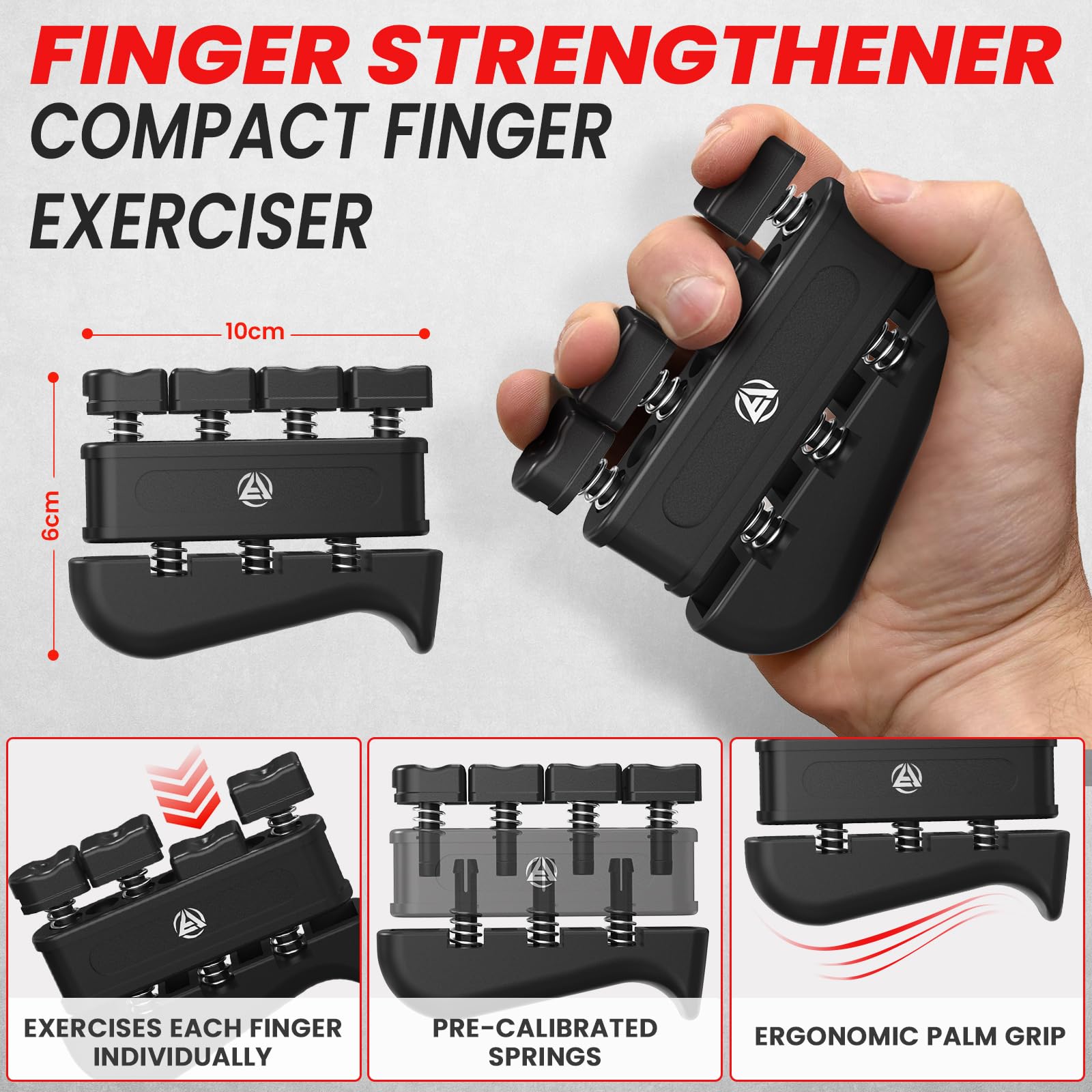 Personal Trainer Hand Grip Regolabile 5-100 Kg - Rinforza Mani, Avambracci E Dita Hand Grip 5-100 Kg - Foto 14