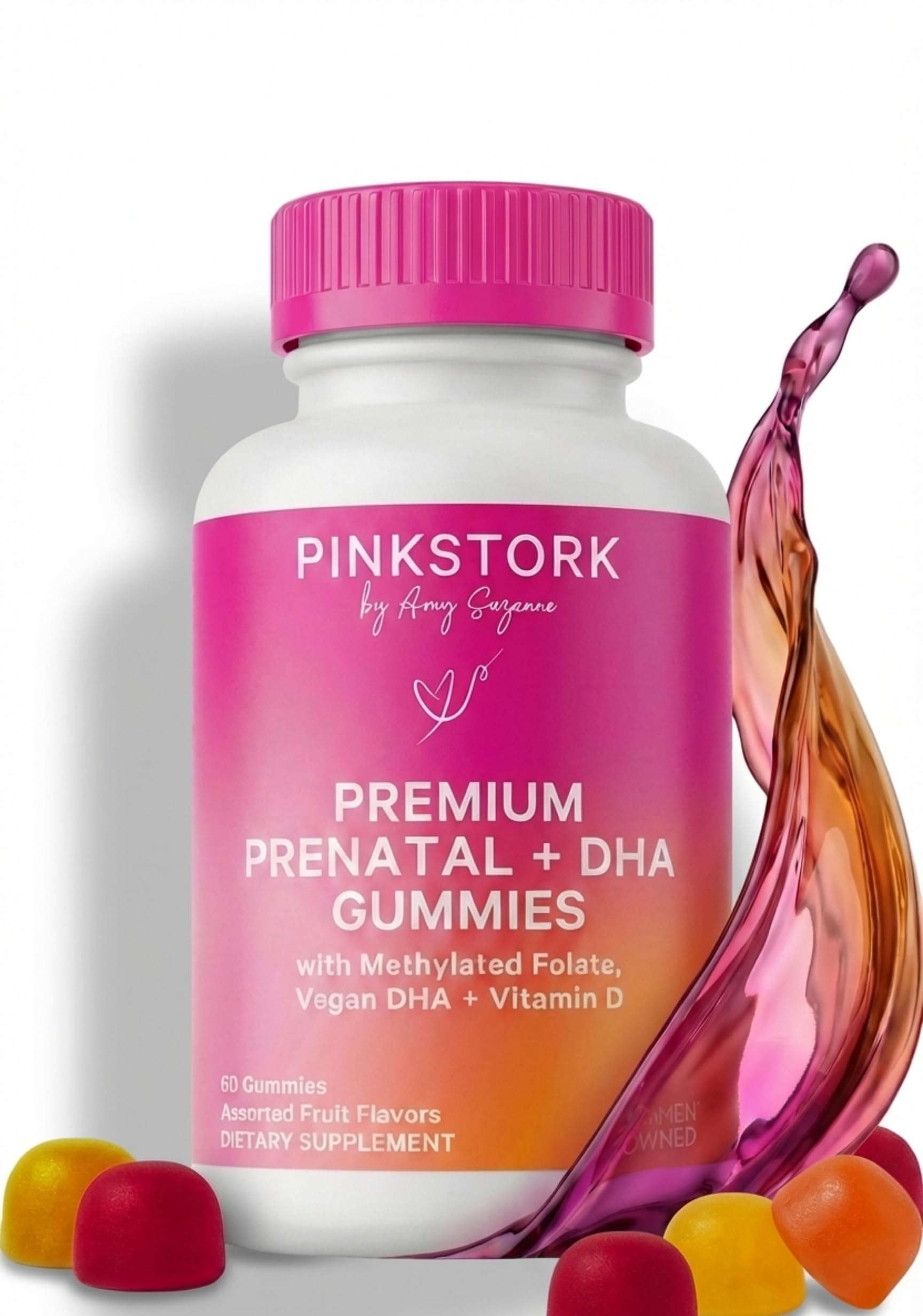 Pink Stork Premium Prenatal Gummy Vitamins