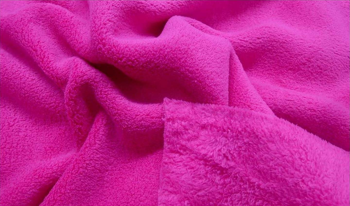 Fabrics-City Bordeaux Minky Wellness Stoff – Antipilling Fleece, 157 Cm Breit, 400 G/m², Für Decken & Kleidung
