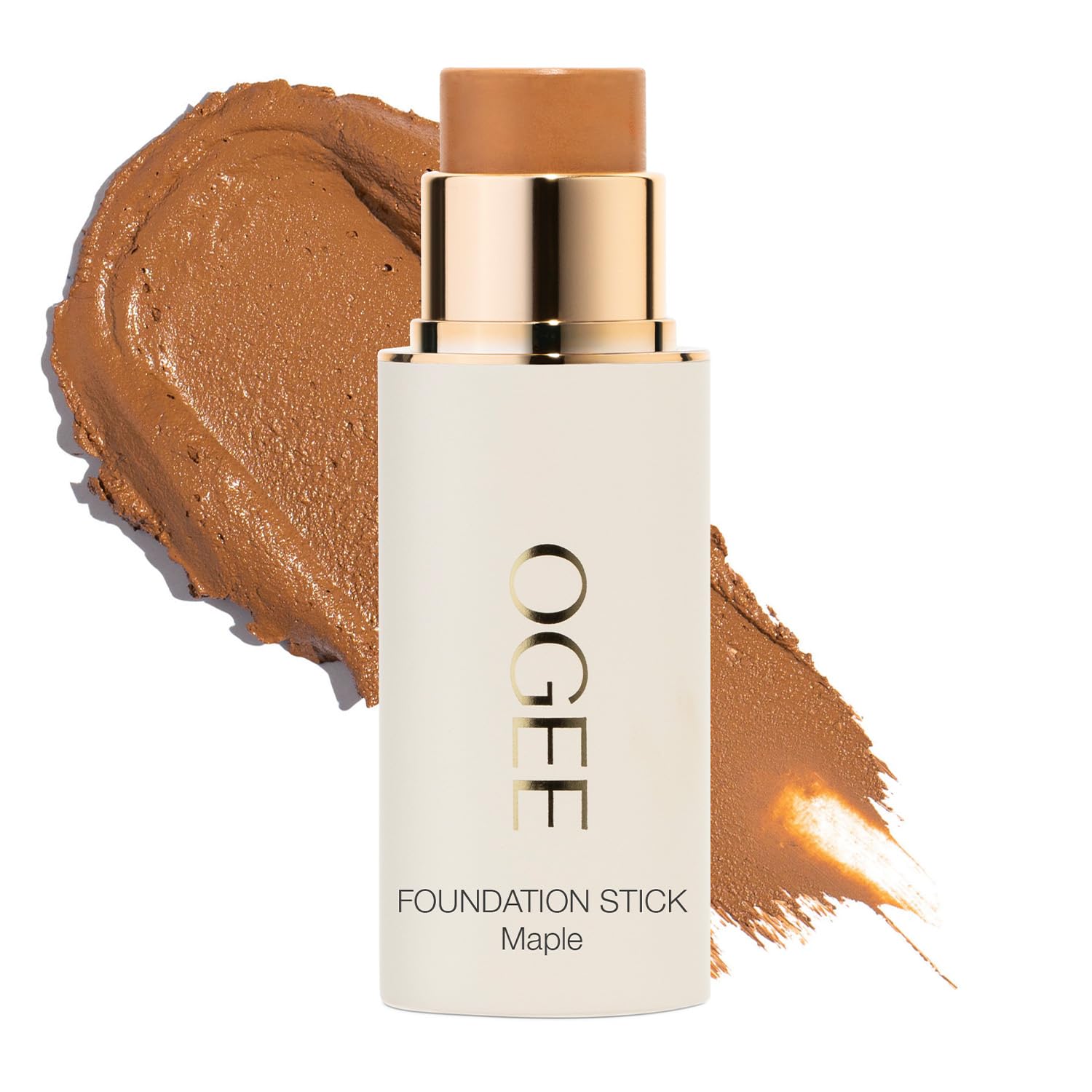 OgeeSculpted Complexion Foundation Stick (Maple 9.0W - Medium Deep, Golden Bronze Undertones) Full Coverage Foundation Makeup - Instantly Balance & Even Complexion - 70% Organic Ingredients
