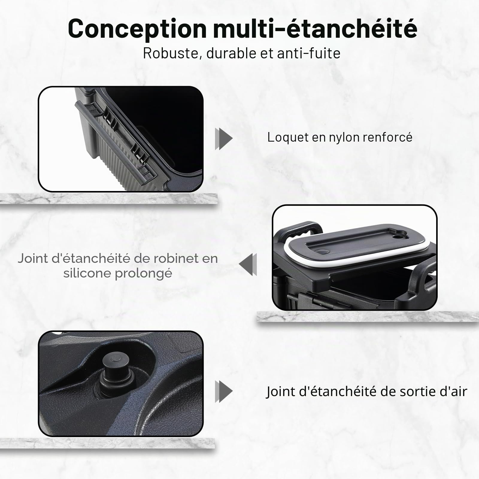 VEVOR Distributeur de Boissons Isotherme 19 L Distributeur d’Eau Chaude et Froide Non Électrique Conservation 10 H Conteneur Isotherme avec Robinet Portable LDPE Alimentaire pour Camping Restauration