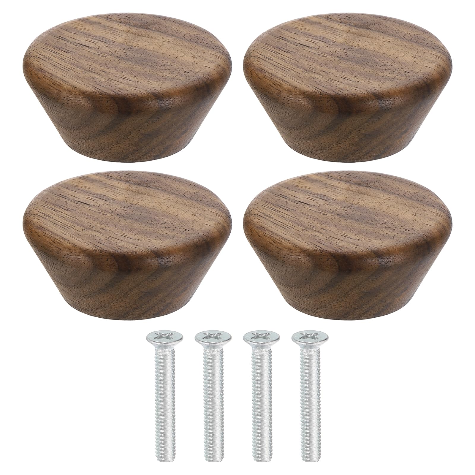 Boutons en bois de noyer pour relooker une commode de chambre ou placard de cuisine