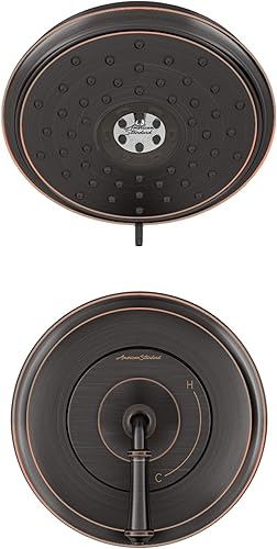 Miniatura 12 de American Standard TU052502.002 Delancey - Moldura para bañera y ducha con cartucho de equilibrio de presión, 2.5 GPM, cromo pulido Cromado,Níquel