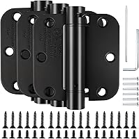 Vista 1 de Bisagras de puerta de cierre automático de 3.5 pulgadas, bisagra de puerta de resorte de 3.5 pulgadas, bisagras de puerta de cierre automático