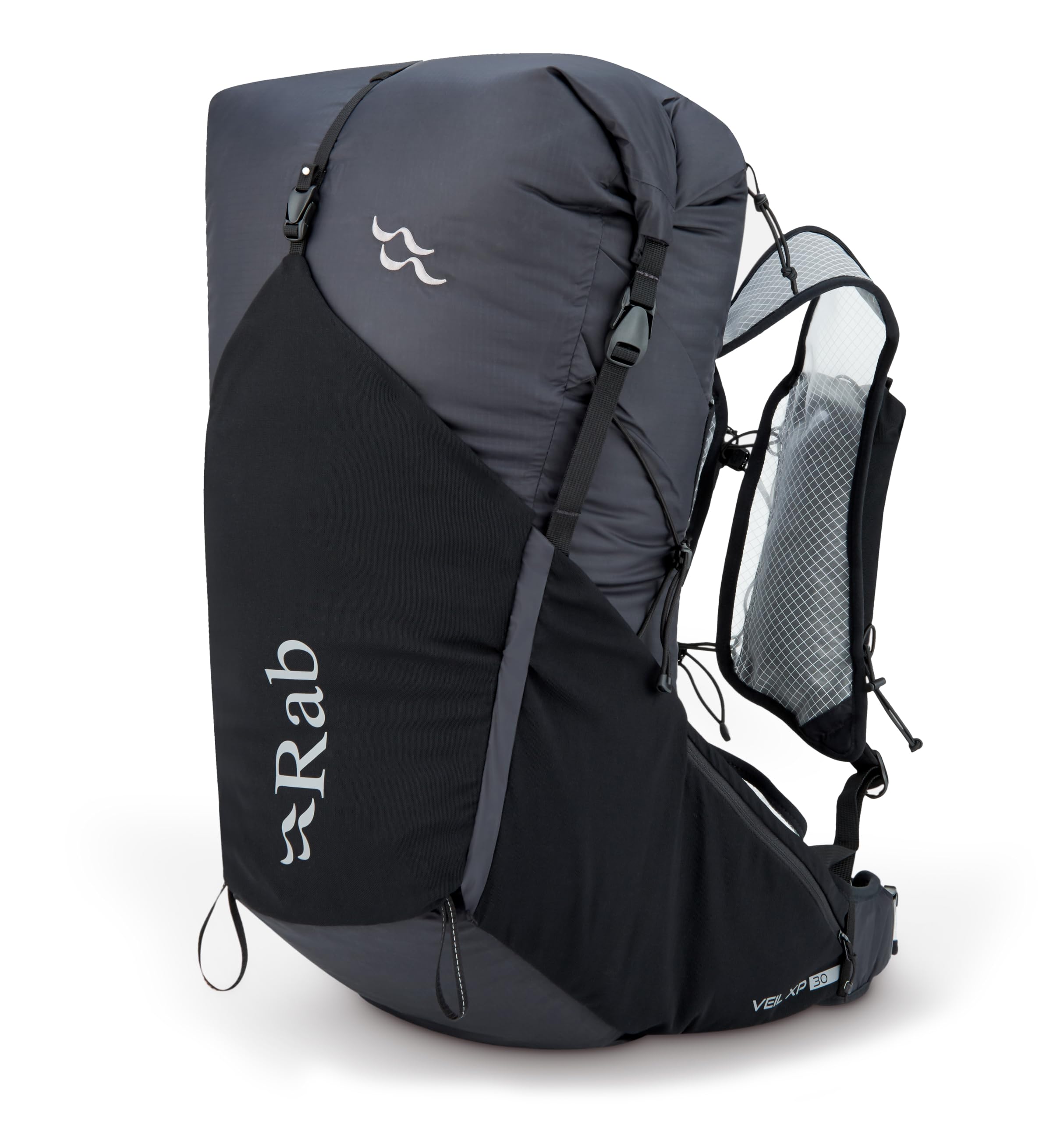 Rab Unisex Black Veil Xp 30-Liter Backpack - Lightweight Breathable Hydration Pack For Trail Running & Hiking - Small