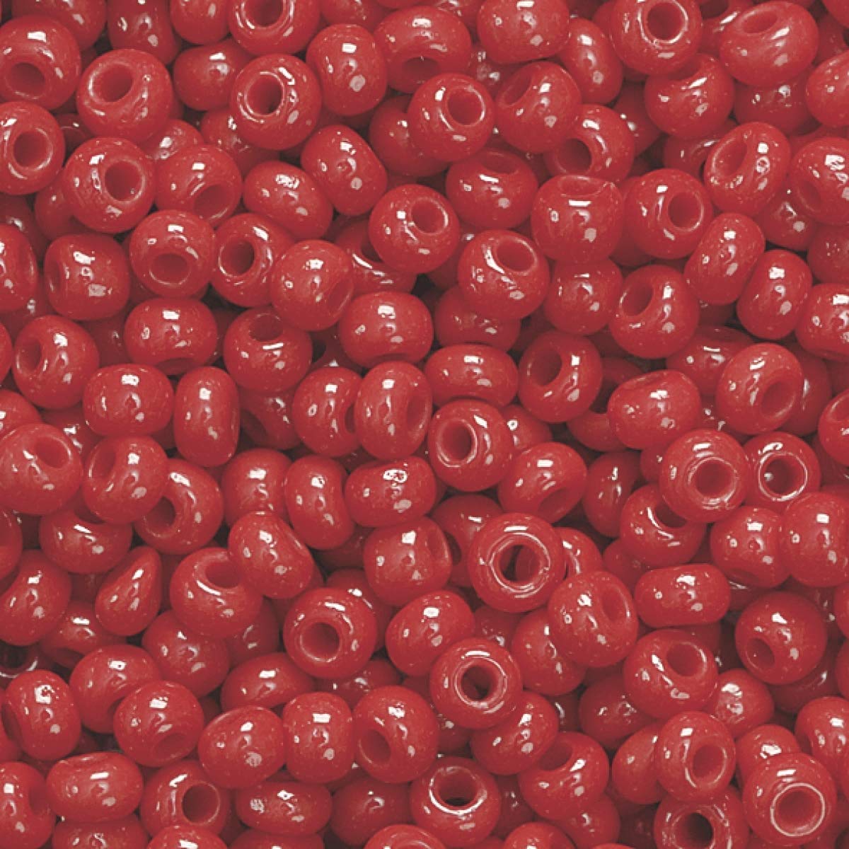 Knorr Prandell 2.5 mm Rocailles Bohemian Beads, Red