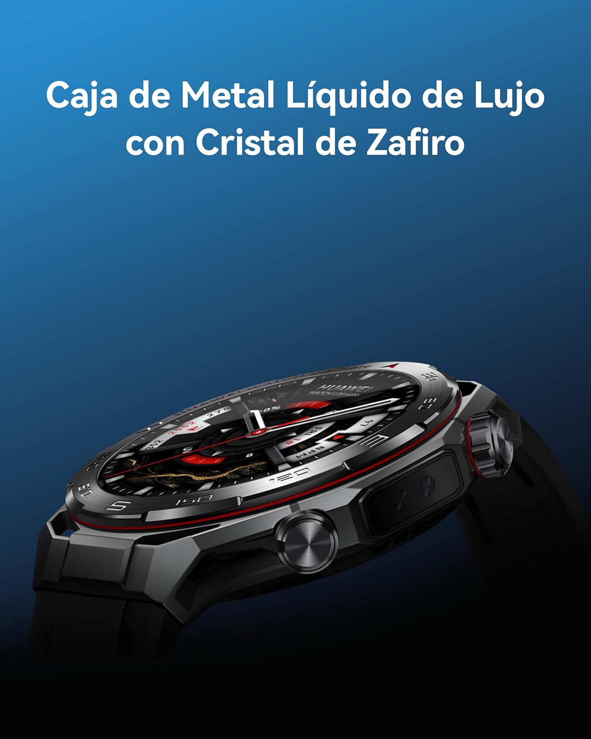 HUAWEI Watch Ultimate 2, Reloj Inteligente GPS, Metal Líquido a Base de Circonio, Buceo de hasta 150 Metros, Comunicación Subacuática Basada en Sonar, Monitoreo de Salud Preciso, eSIM, Negro 5