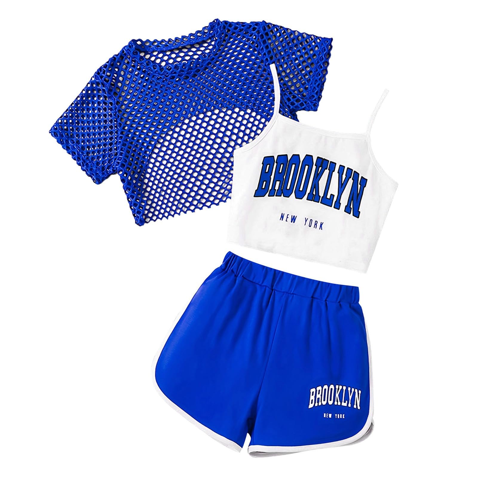 Genérico Ropa infantil para niñas camiseta sin mangas y pantalones sueltos Verano Conjunto de Chaleco 2 piezas deportiva informal moda Ideales días calurosos