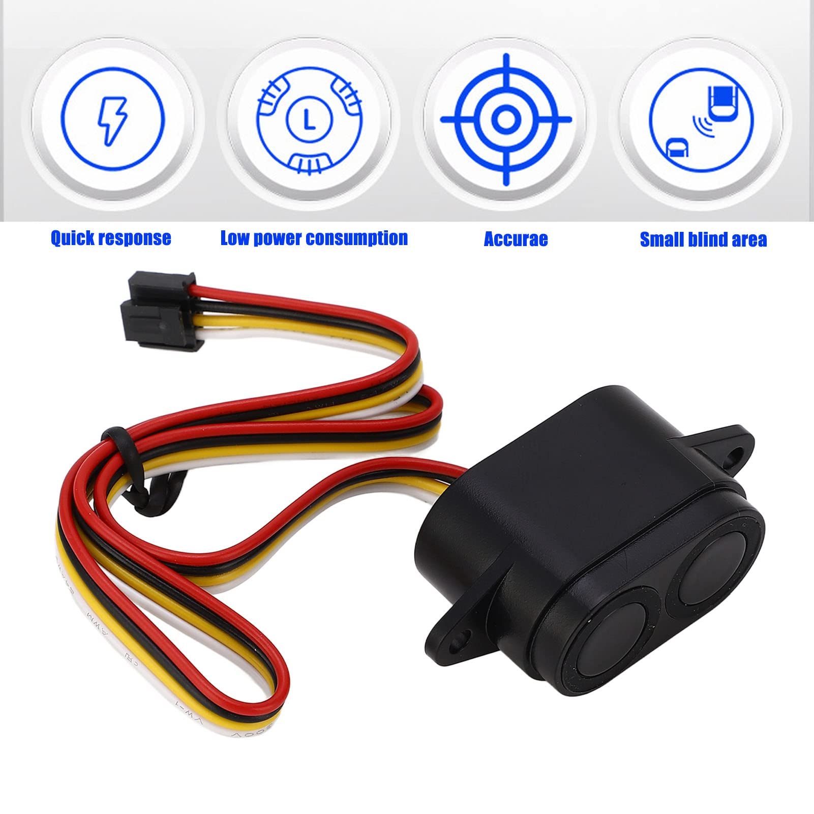 Módulo de medición de Distancia por ultrasonidos, Sensor ultrasónico de medición de Distancia, módulo de Salida Estable, Impermeable IP67 y antiinterferencias, con Control UART