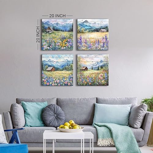 Miniatura 450 de Arte de pared de naturaleza con plantas verdes, decoración de pared de hojas botánicas tropicales, impresiones en lienzo para dormitorio, Hoja