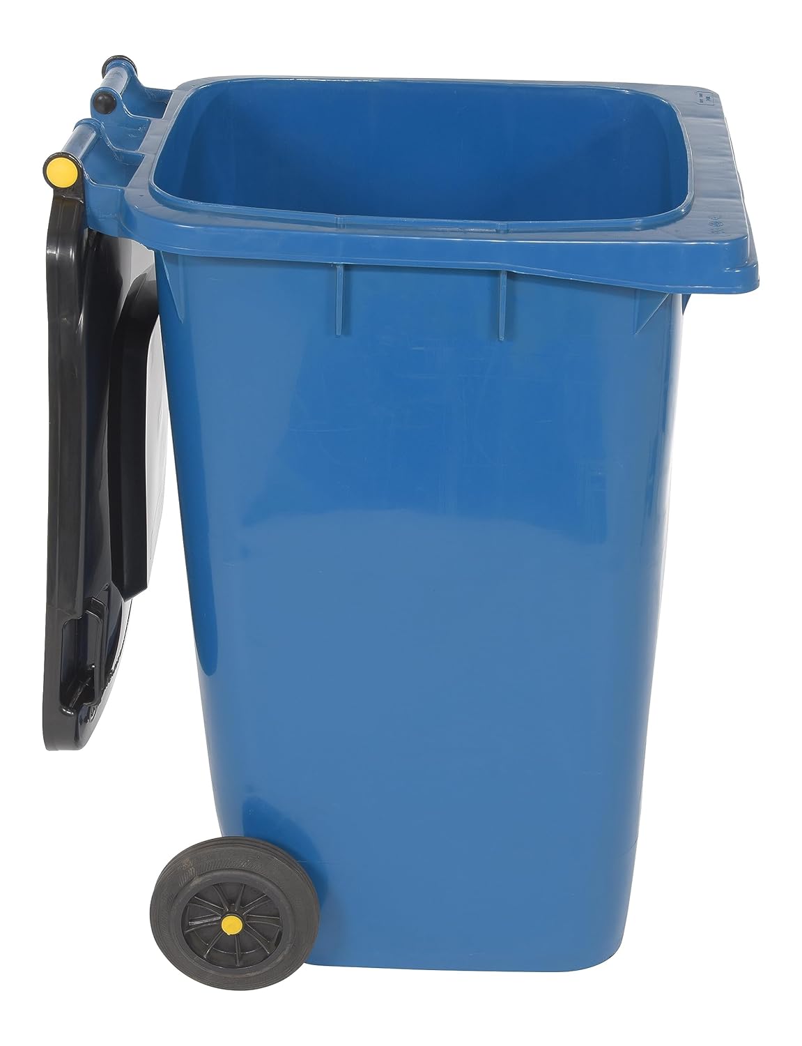Vestil TH-64-BLU High Density Polyethylene 64 Gallon Trash Can Blue