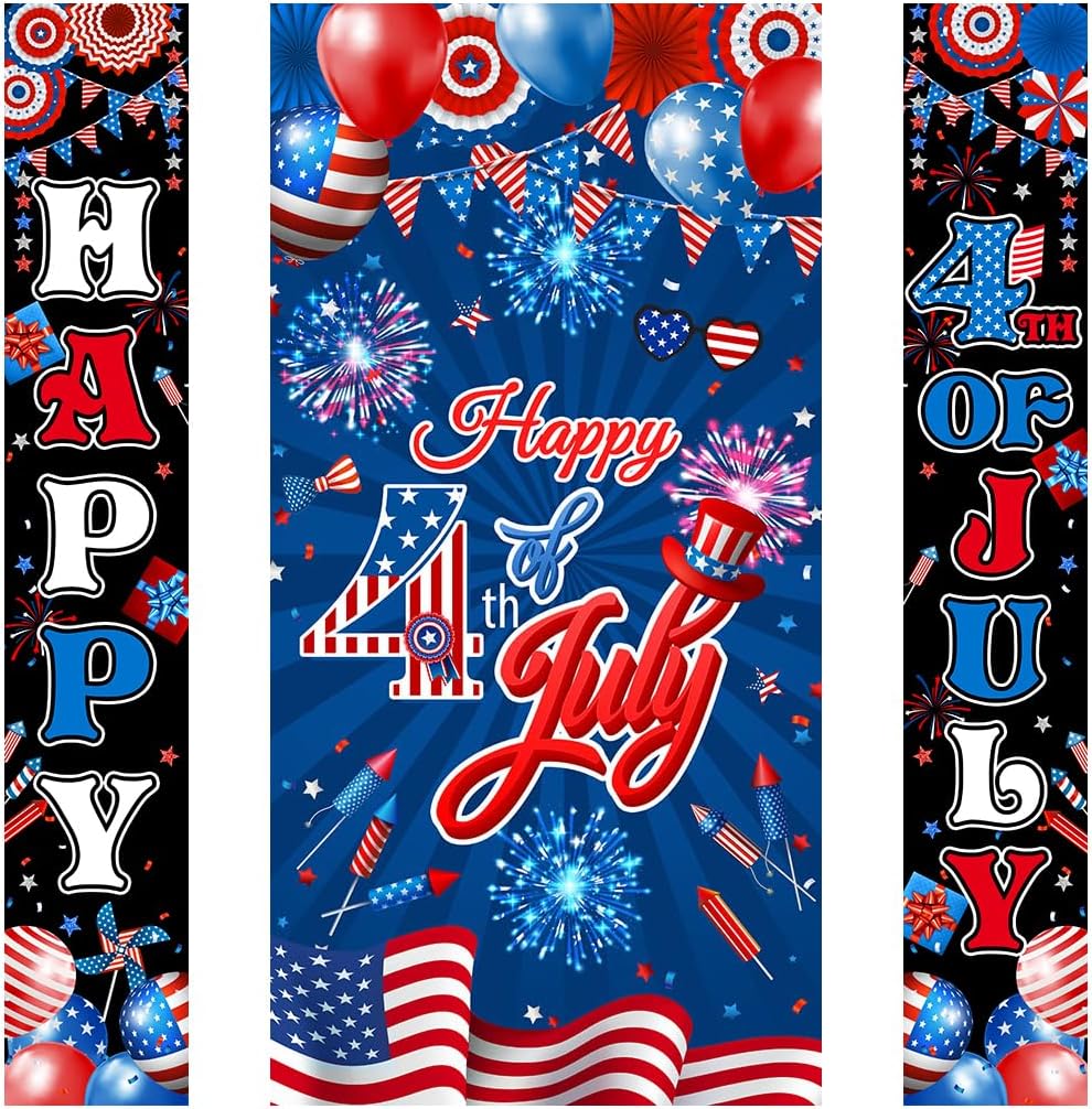 Happy 4th of July Door Banner Bundle