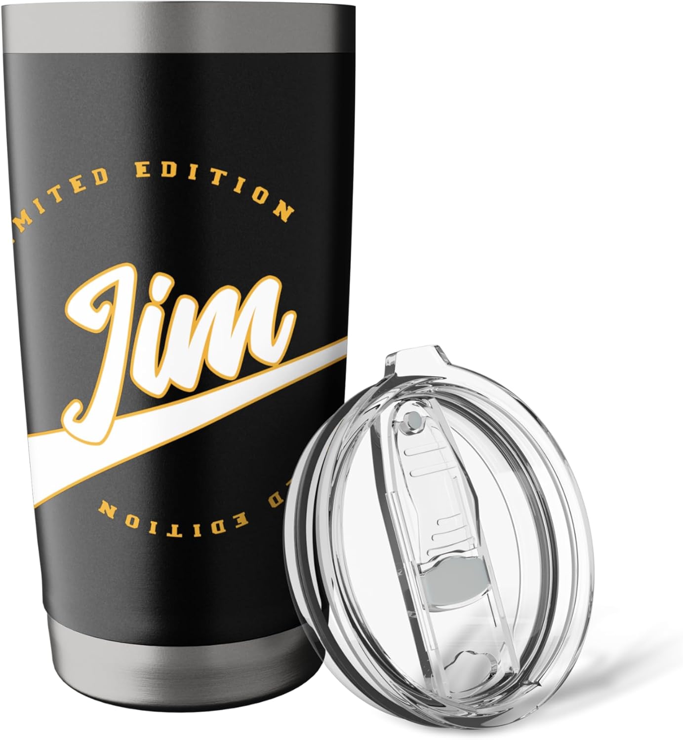 Funny Personalized First Name Design for Jim Stainless Steel Insulated Tumbler - Image 5