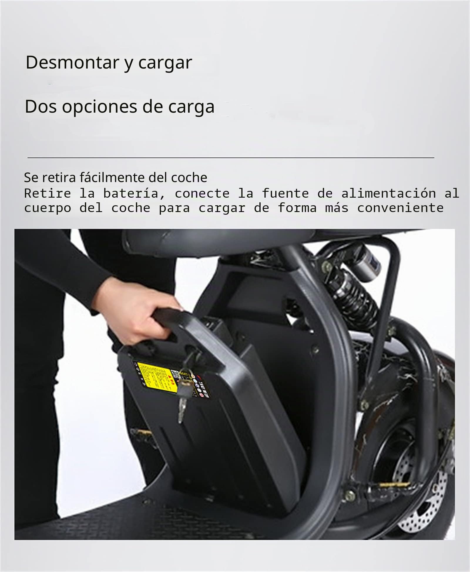 Batería de Iones de Litio Recargable 60V, para neumáticos Anchos, eléctrica, Motocicleta eléctrica, Patinete (60v20ah)