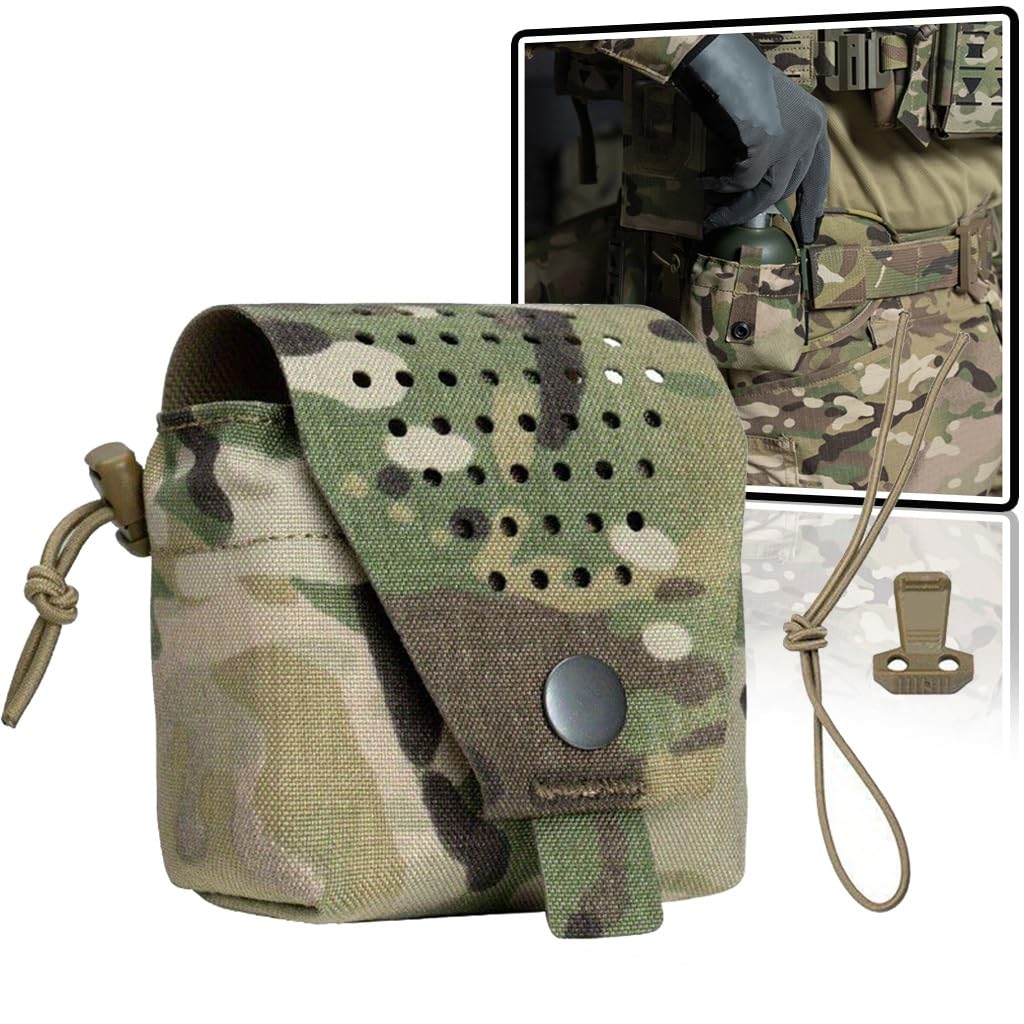 Pochette tactique grenades pack utilitaire EDC sac rangement ceinture Molle RG