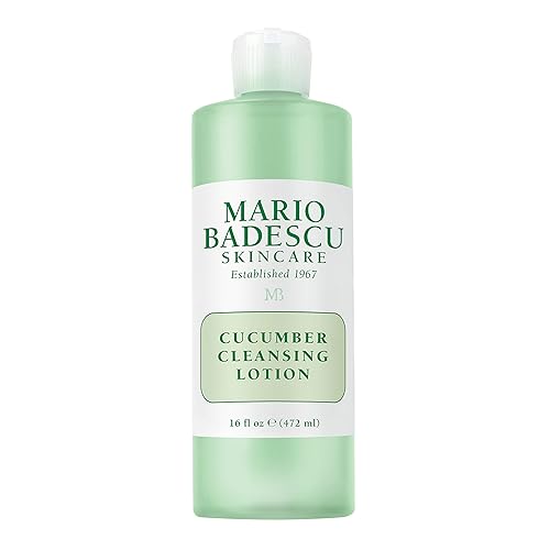 Mario Badescu Cucumber Cleansing Lotion for Combination and Oily Skin| Facial Toner that Cools and Clarifies |Formulated with Cucumber Extract - 16 Fl Oz (Pack of 1)