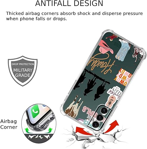 Miniatura 2 de Funda transparente de vaquera para Galaxy S21, diseño de howdy de la vida del campo del oeste, funda transparente de TPU suave para Samsung Galaxy