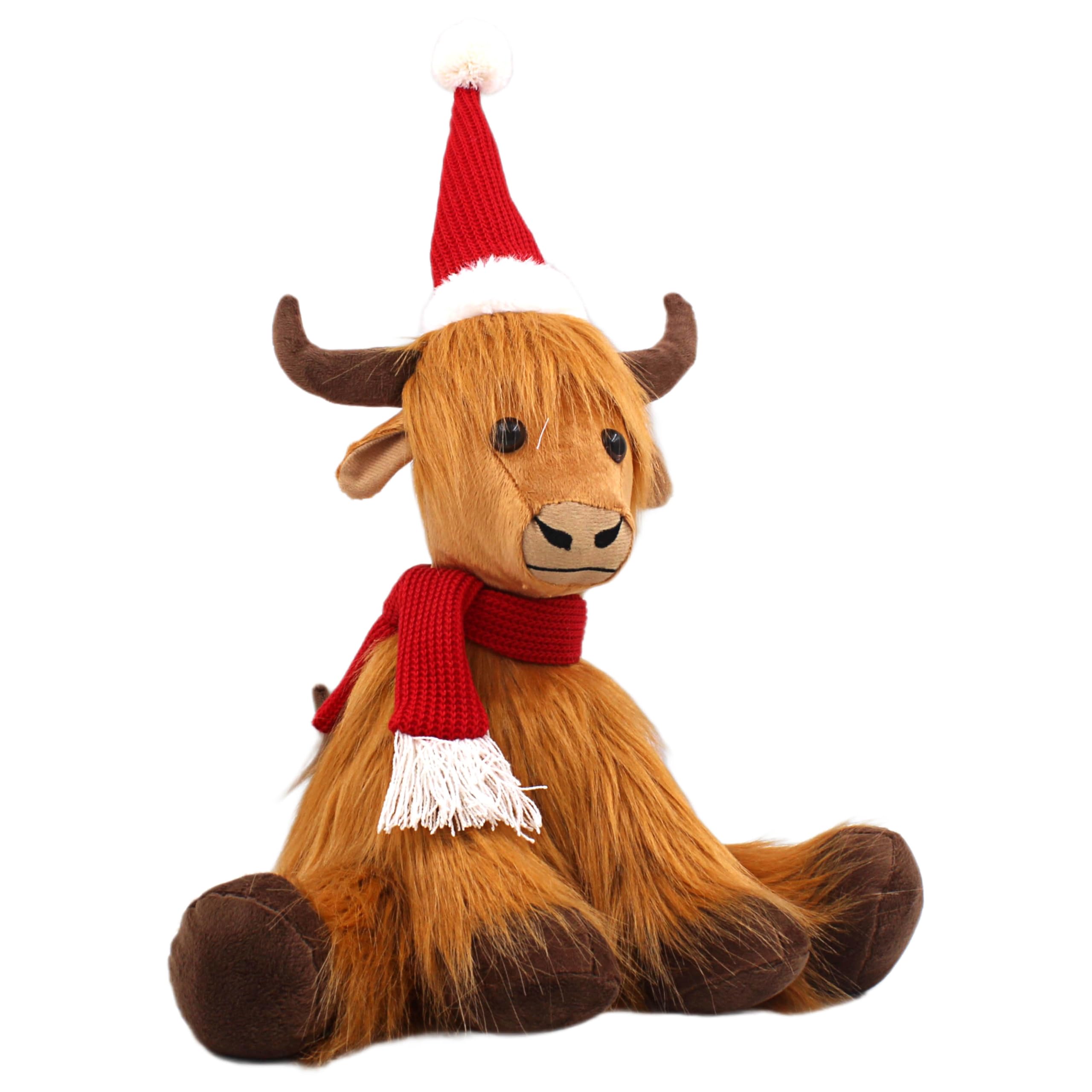 The Leonardo Collection Highland Cow Sitting Dancing Figurines