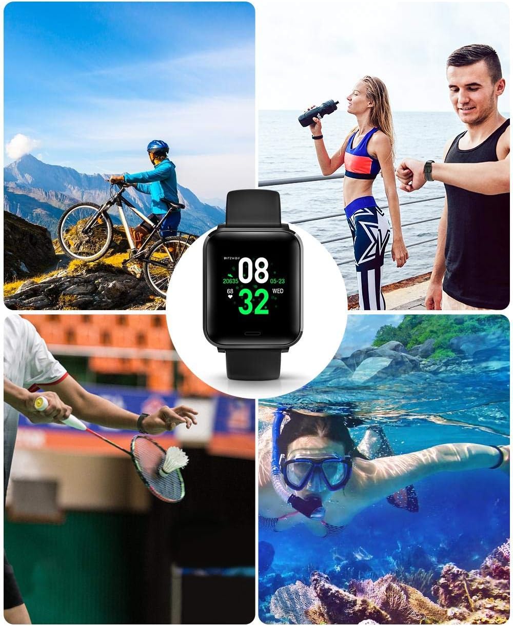 GUOJIAYI BlitzWolf BW-HL1 1.3'IPS smart watch 8 sportmodus IP68 meertalige  display : Amazon.nl: Sport \u0026 outdoor