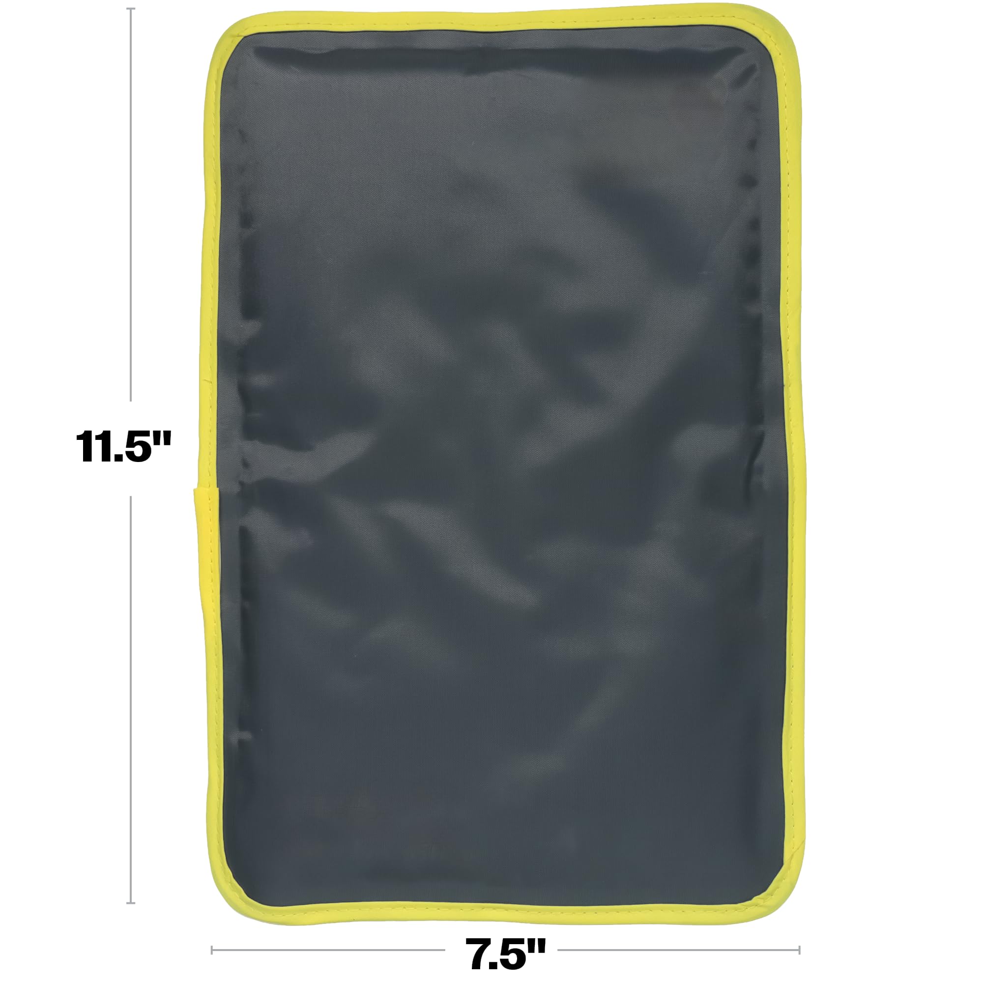 Paquetes de hielo de gel reutilizables, flexibles cuando se congelan para lesiones, cadera, hombro, espalda, rodilla, terapia de frío y calor para reducir la hinchazón, moretones, calor y frío (negro,
