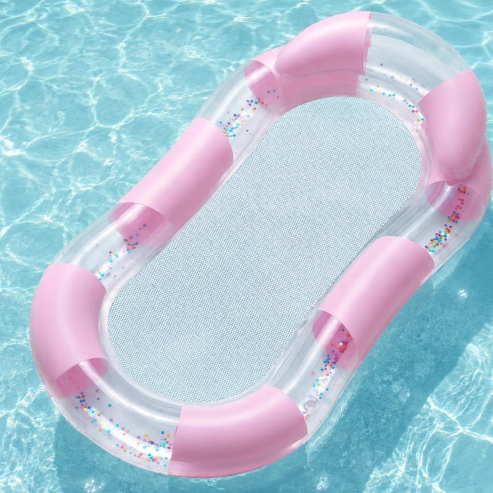 Matelas Piscine Gonflable Confortable | Chaise Longue Flottante, pour Plage, Vacances, Adultes