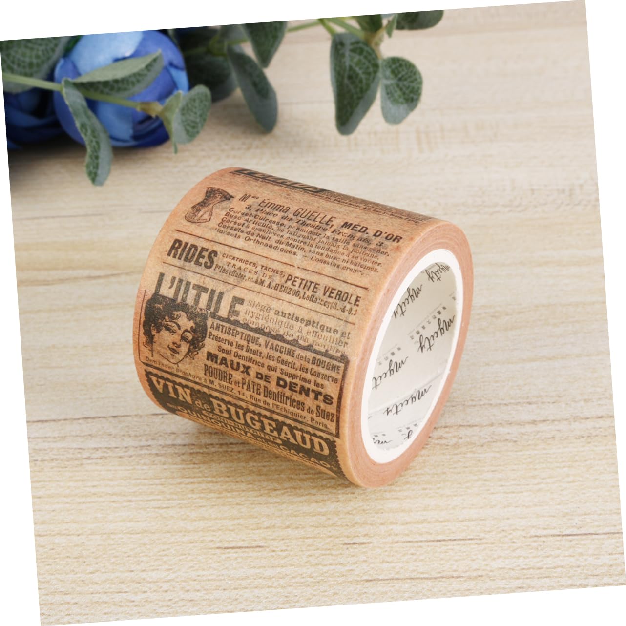 Nastro Washi Gotico Retrò per Diario DIY e Scrapbooking | Carta Giapponese, Aspetto Colorato, per Stationery e Craft, Stile Elegante e Fashion