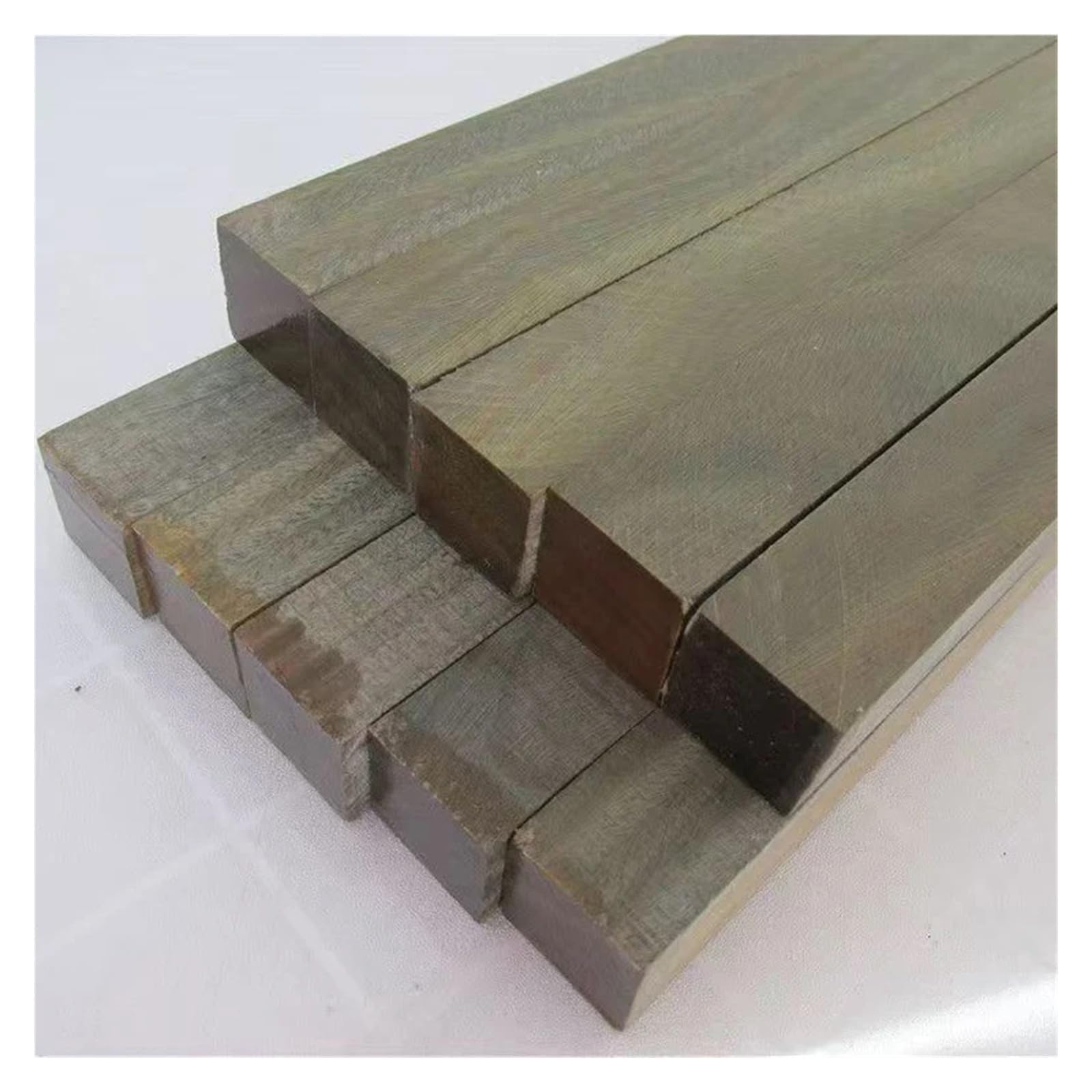 Rzeźbione drewno naturalne zielone drzewo sandałowe ręcznie wykonane lite drewno DIY rzeźba materiał drzewo sandałowe rzemiosło tworzenie kłód drewniane patyczki (10 x 5 x 5 cm 1 szt.)