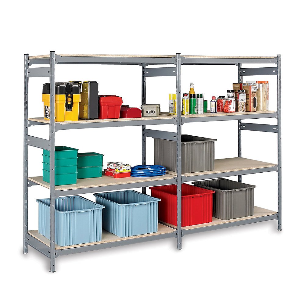 EZRect WideSpan Boltless Racking 72X30x84" Particleboard Decking