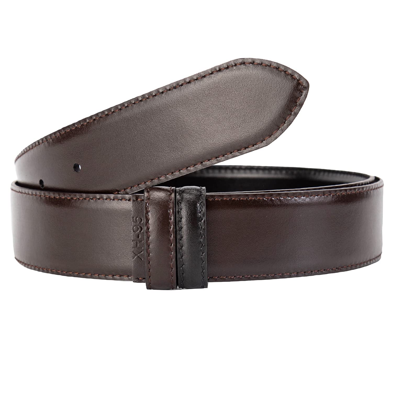 Vatee's Reversible Genuine Leather Belts without Buckle For Men Replacement Belt Strap 1.34