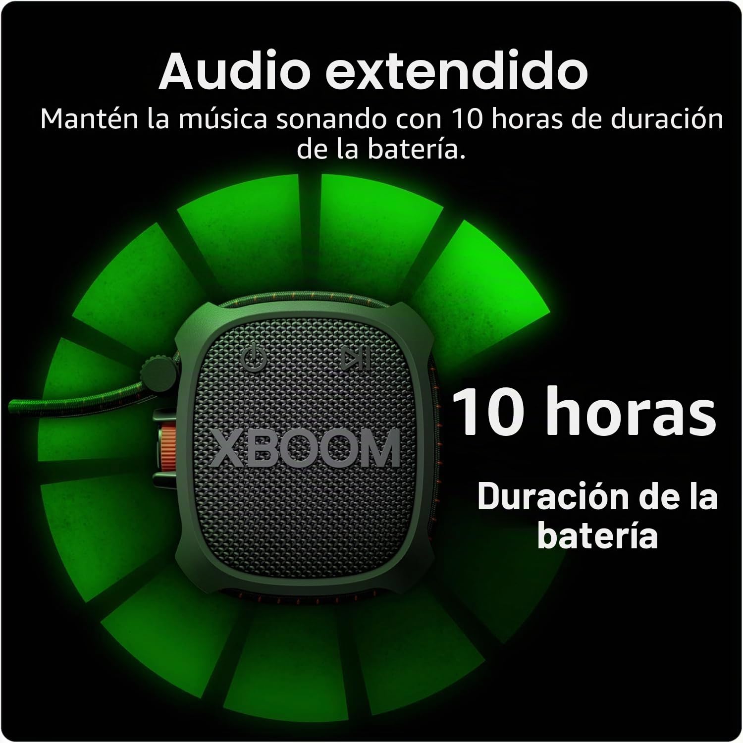LG XBOOM Go XG2 Mini altavoz Bluetooth portátil, paquete doble, resistente al agua, portátil al aire libre, hasta 10 horas de duración de la batería, 5 W, con transmisión inalámbrica de música