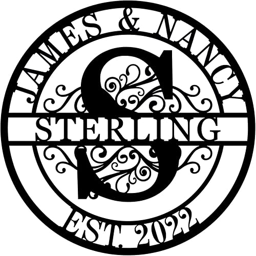 Metal Name Signs Personalized, Custom Name Signs, Custom Family Name Sign, Last Name Sign, Metal Wall Art, personalized wall decor, Personalized