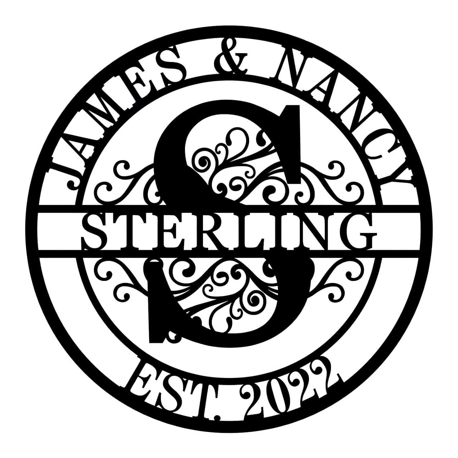 Metal Name Signs Personalized, Custom Name Signs, Custom