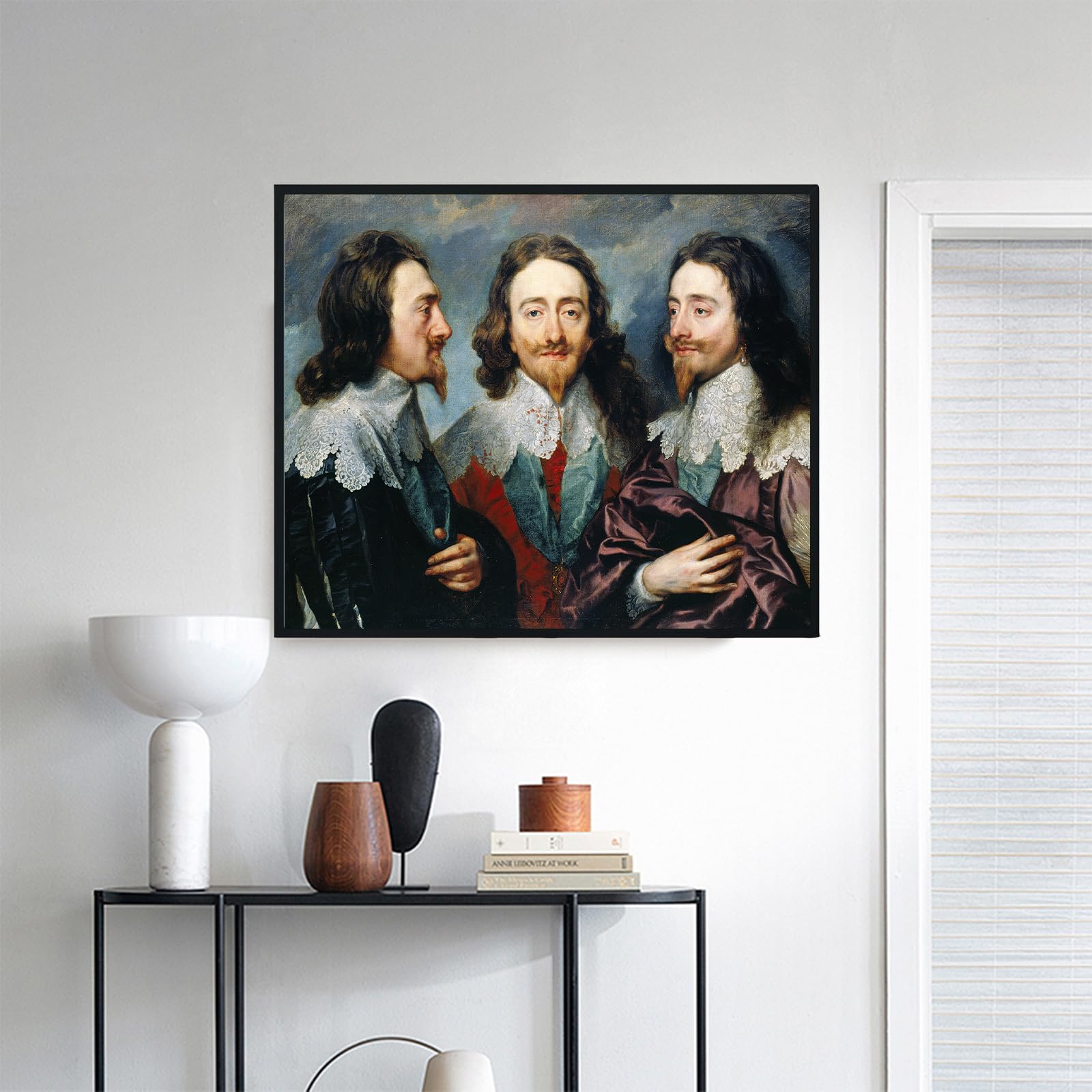 Amazon.co.jp: ZZPT アンソニー・ヴァン・ダイク キャンバス